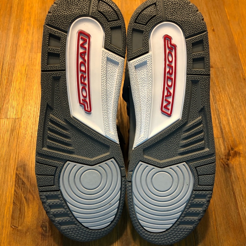 Gray Boys Air Jordans - Picture 3 of 4